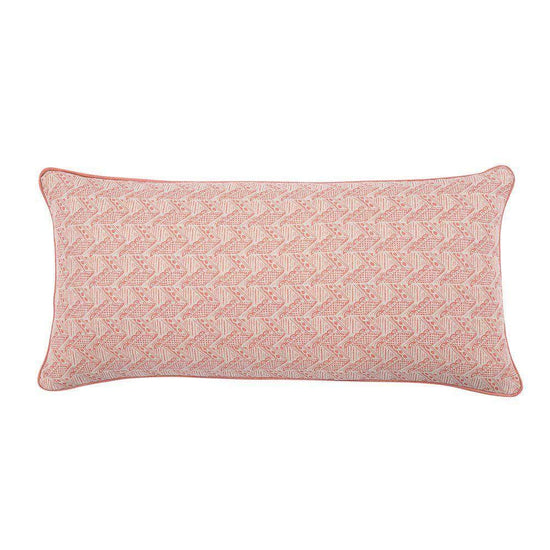 Thatch Large Bolster Cushion in Stafford Pink