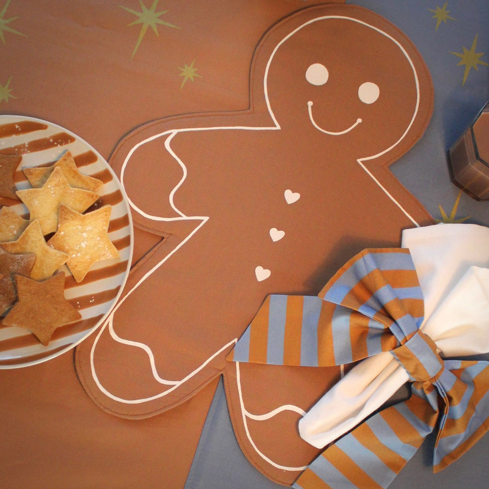 Gingerbread Cookie placemat L'amour des Bonbons x Maison Flâneur