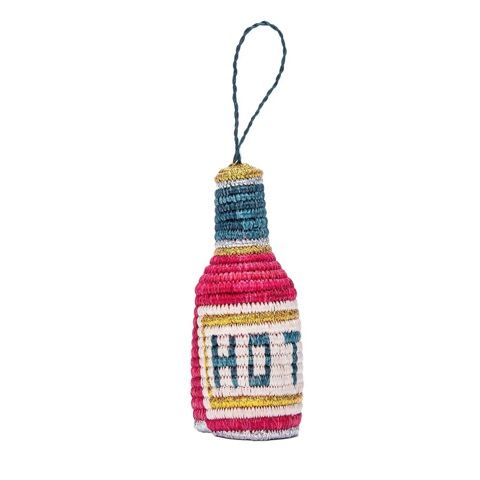 Hot Sauce Holiday Ornament from Rwanda