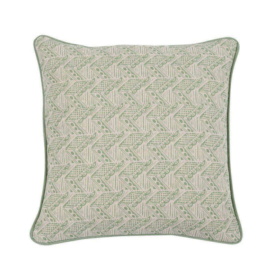 Thatch Small Cushion in Forest Green