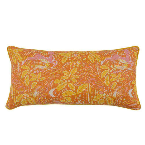 Staffordshire Large Bolster in Straw Yellow and Stafford Pink