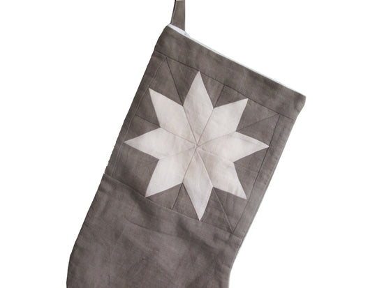 Patchwork Star Stocking - 1