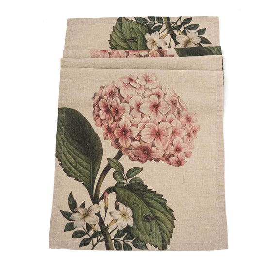 Linen Table Runner HORTENSIA