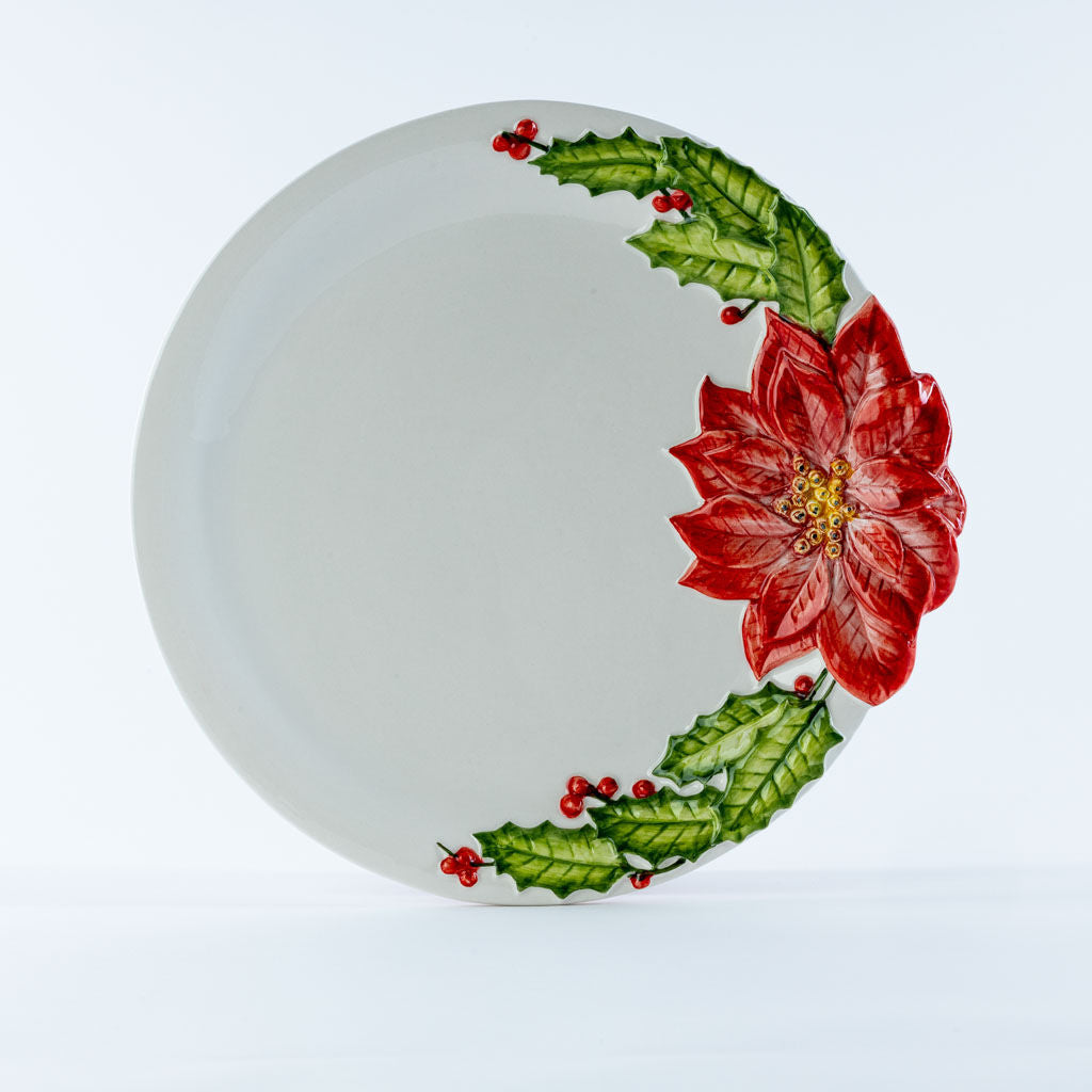 Christmas Hand-Painted Ceramic Plates