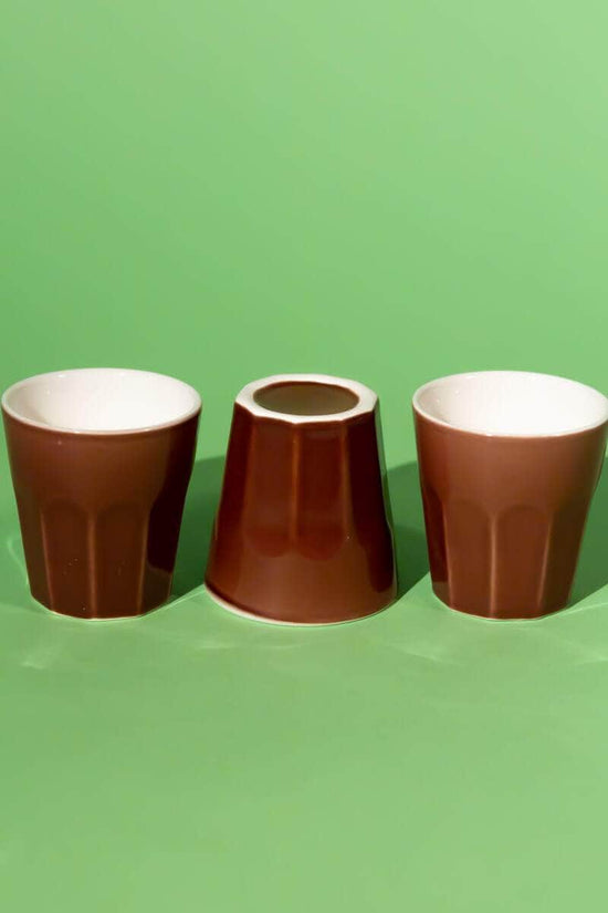 Vintage Ceramic Espresso Cups, Set of Three