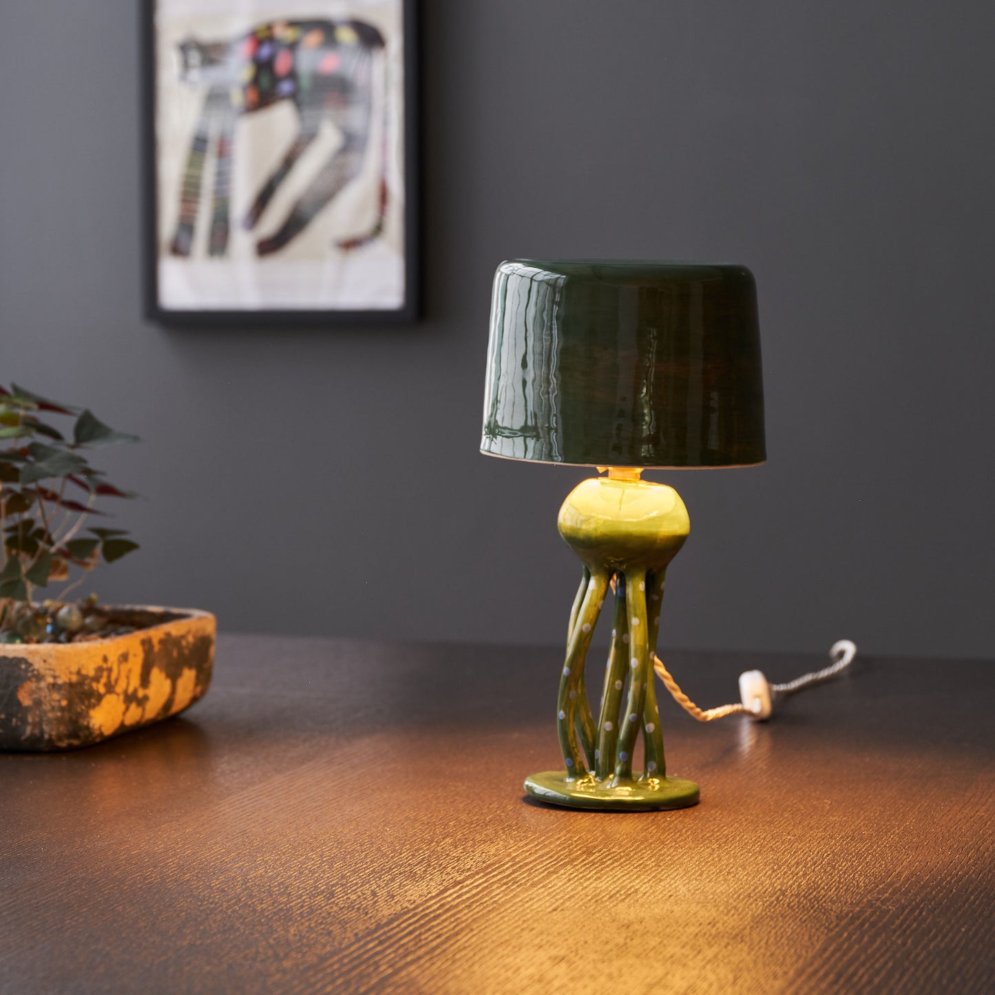 'Green Squid' Lamp