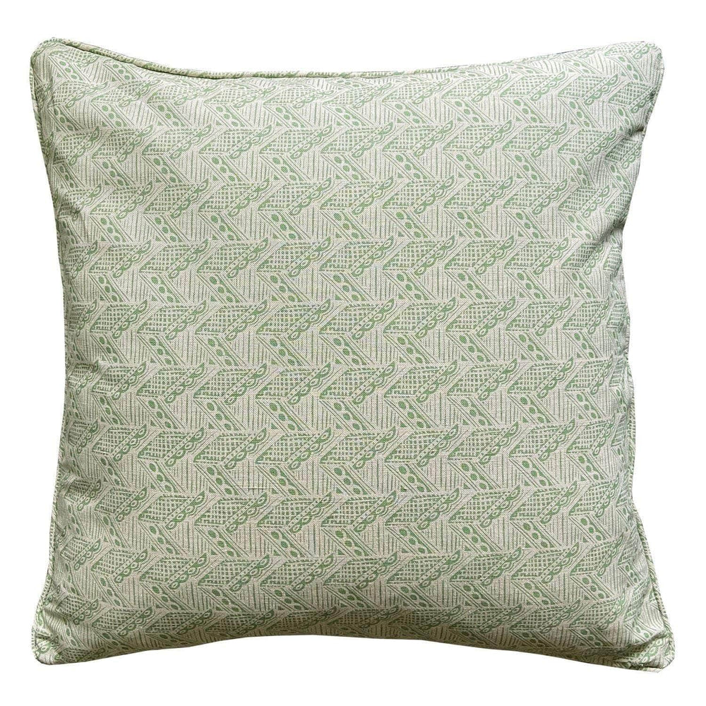 Thatch Large Cushion in Forest Green