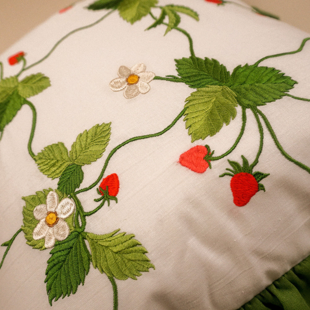 Strawberry Patch Cushion