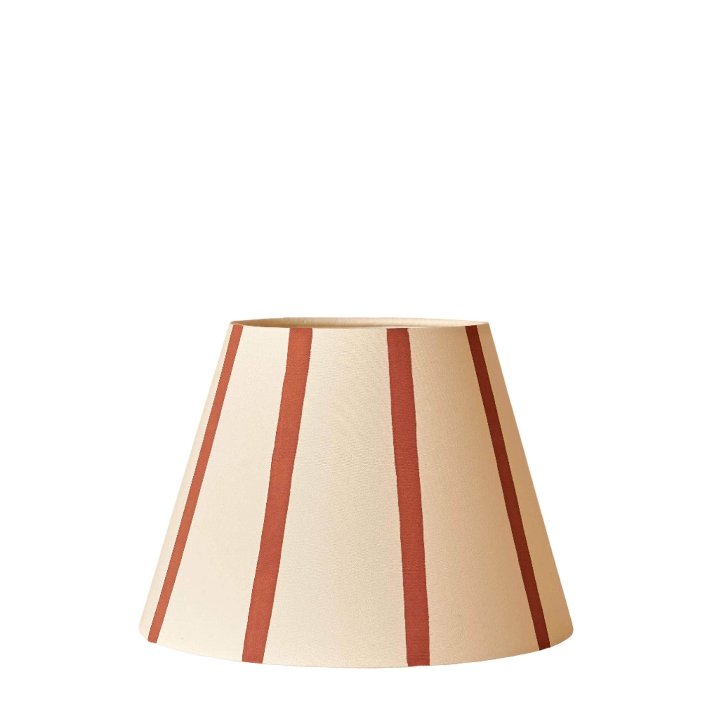 Rust Stripe Lampshade