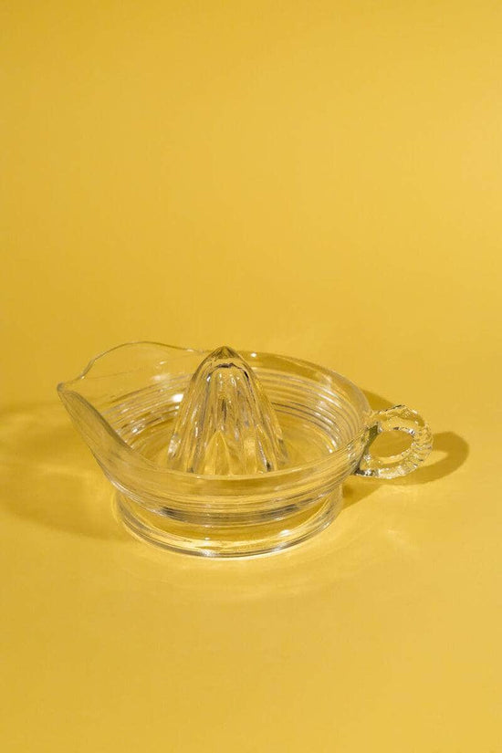 Vintage Glass Lemon Squeezer