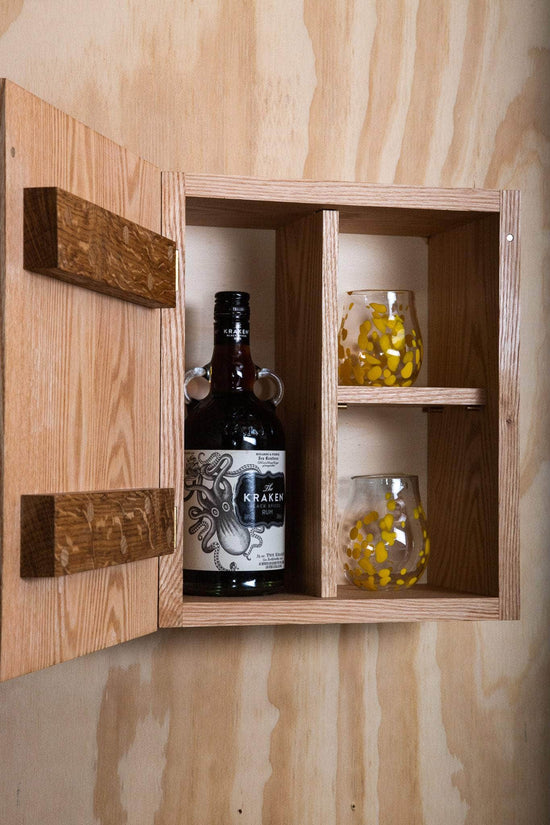 Red Oak Drinks Cabinet