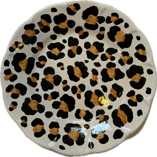 Leopard Plate 25cm