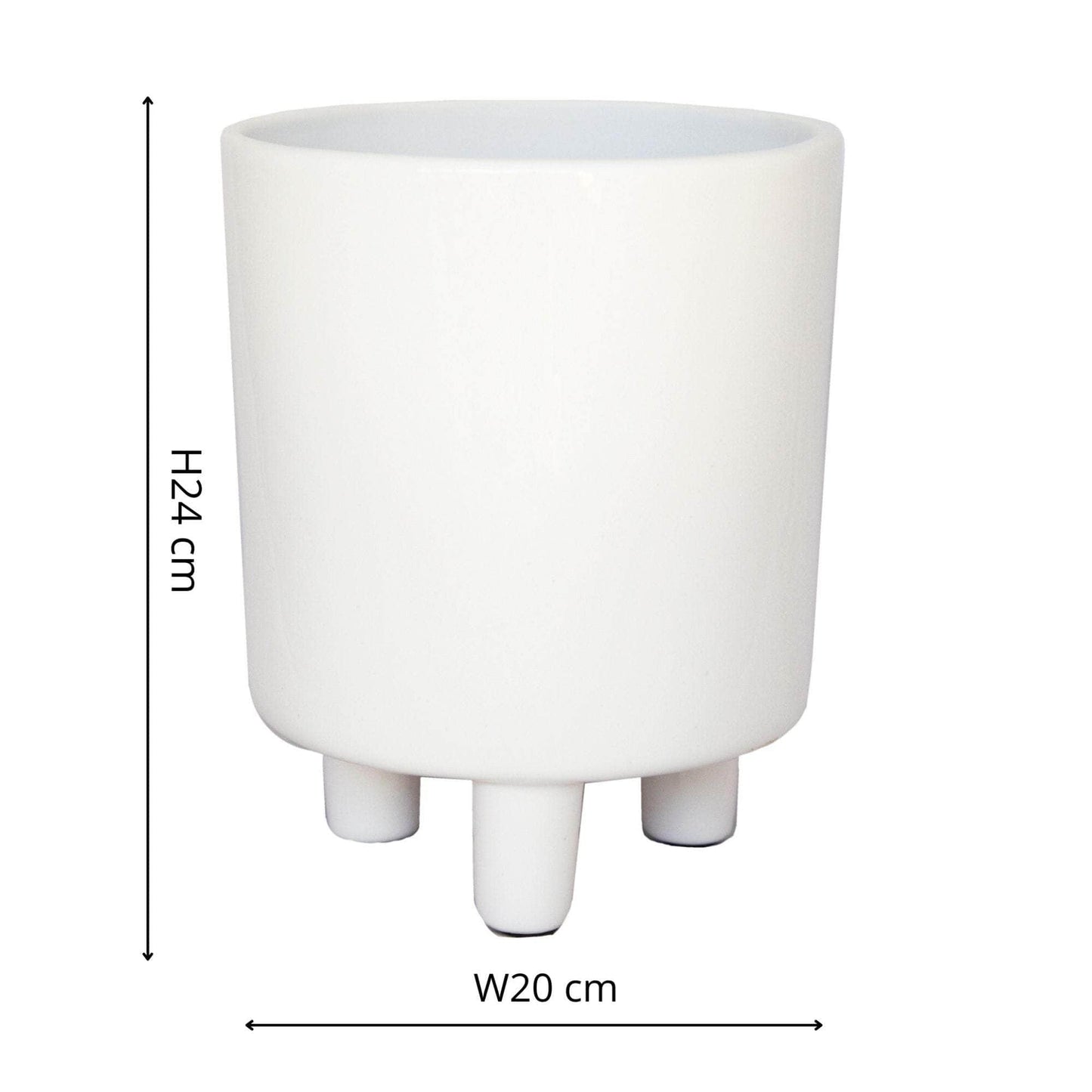 Pisa White Planter