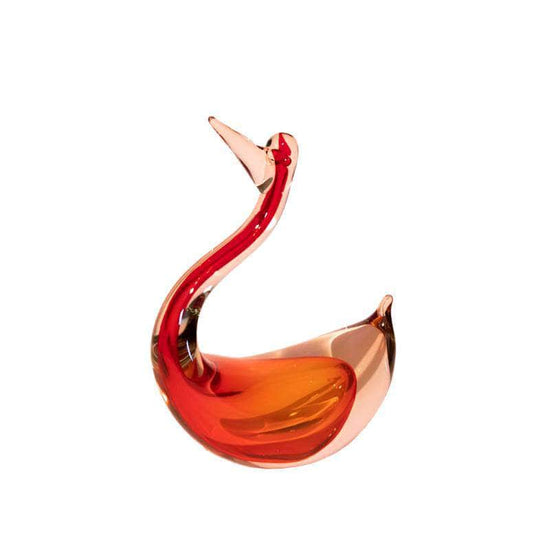 Vintage Murano Glass Swan Statuette