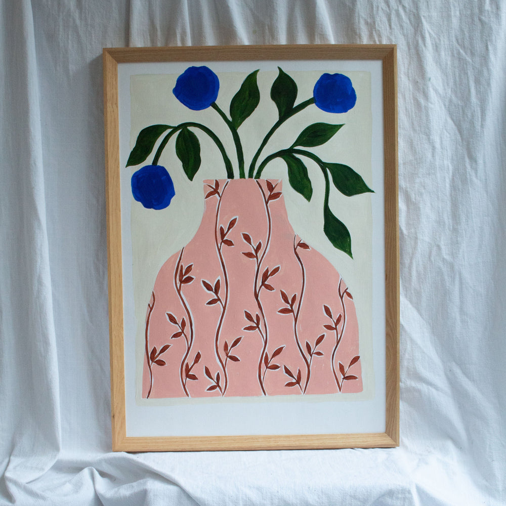 Blush and Blue, Giclée Print