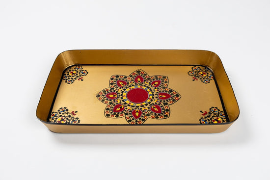 Hand-Painted Iron Trays - Christmas Edition