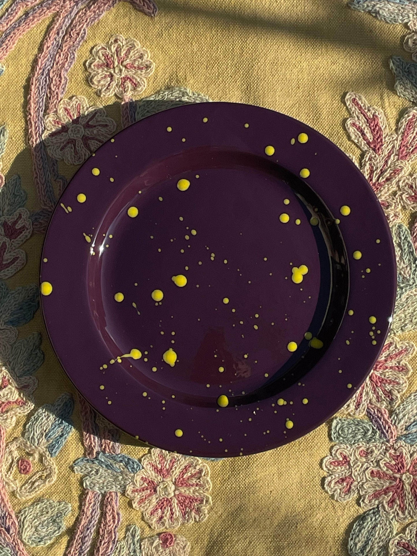 Hand Splatter Terracotta Dinner Plate