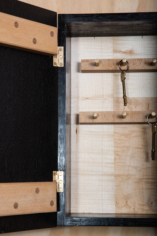 Black Ink Key Cabinet