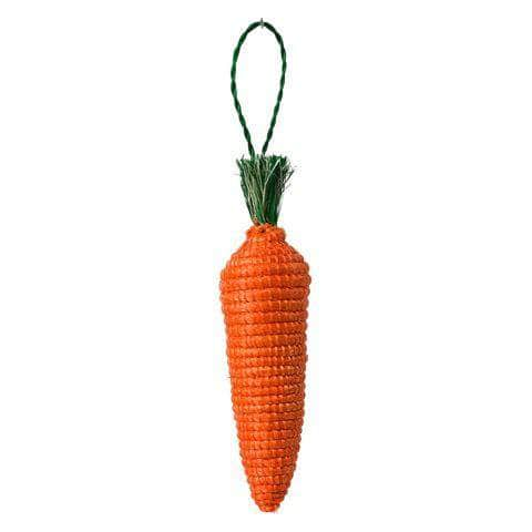 Carrot Holiday Ornament from Rwanda