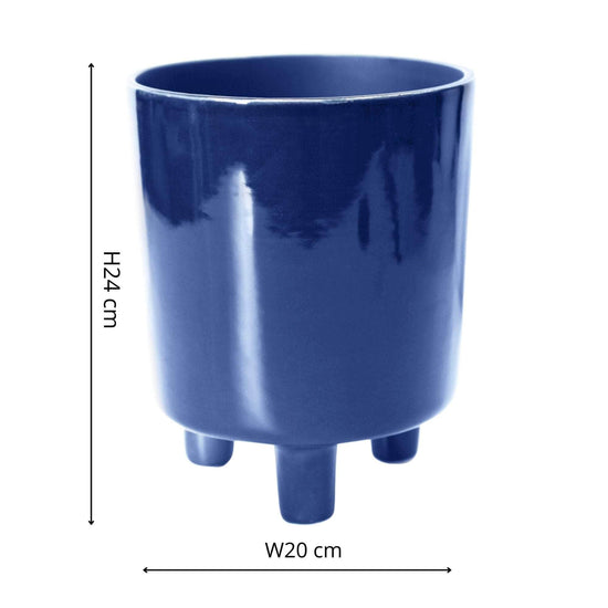 Pisa Navy Planter Medium