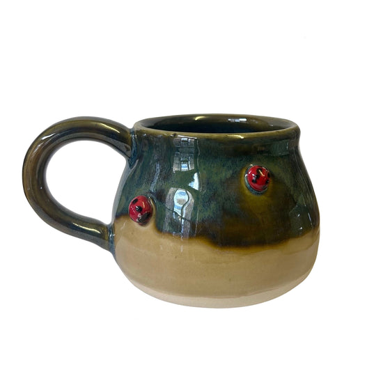 Ladybird Mug - Moss