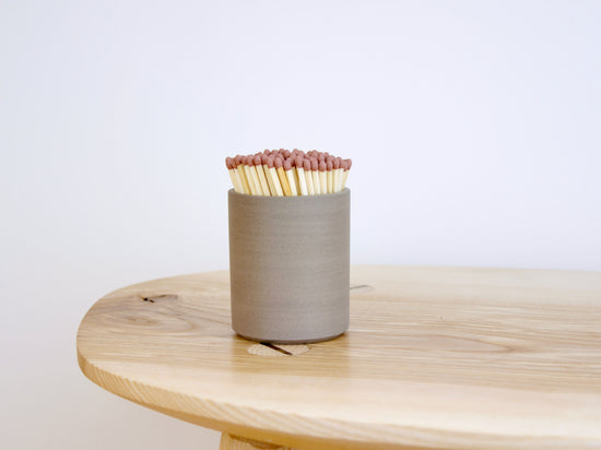 Match Stick Holder, Charcoal