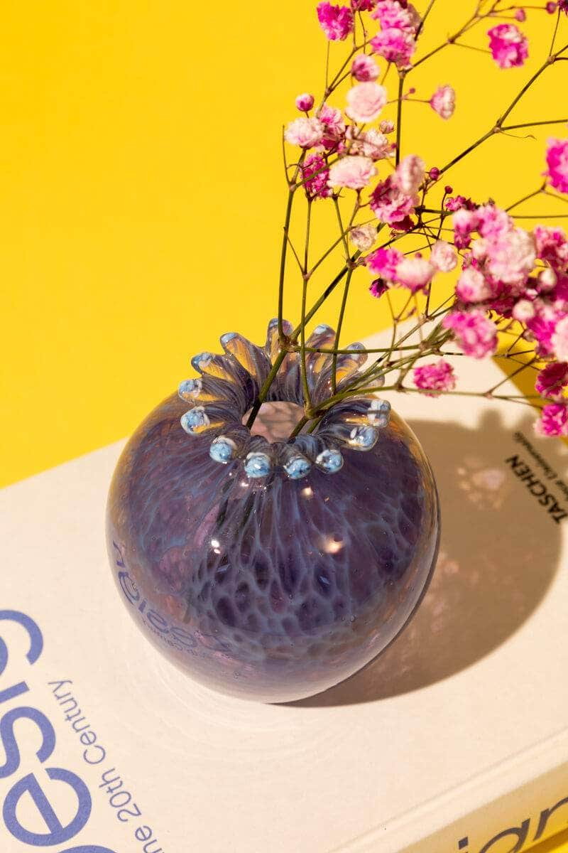 Vintage Blue Murano Vase