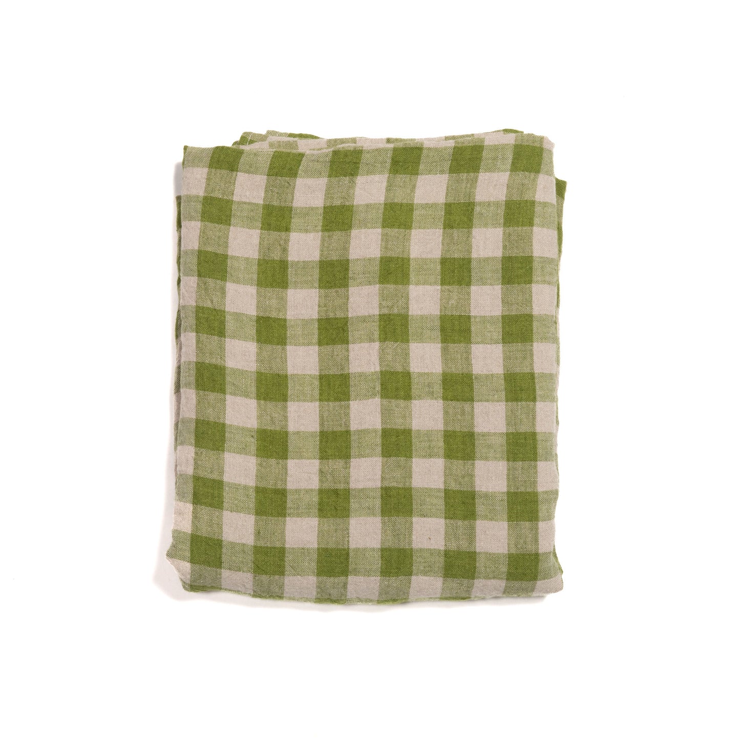 Large Linen Tablecloth - Granny Smith