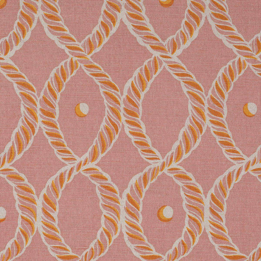 Dolly Fabric in Ethel Pink and Harvest Gold
