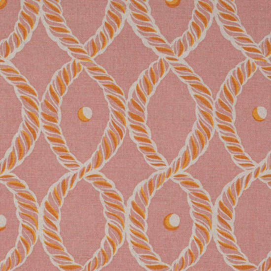 Dolly Fabric in Ethel Pink and Harvest Gold