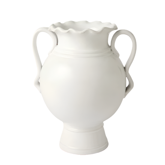 Soft White Ianthe Vase