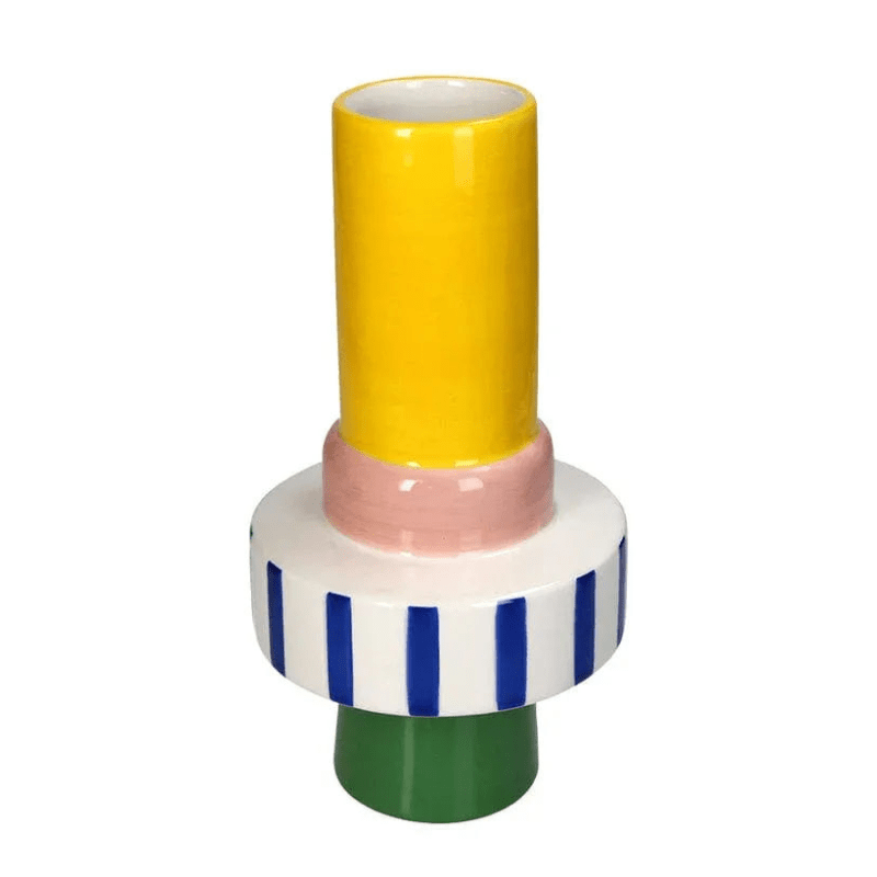 Retro Modern Colorful Vase