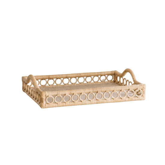 Goldie Rattan Tray