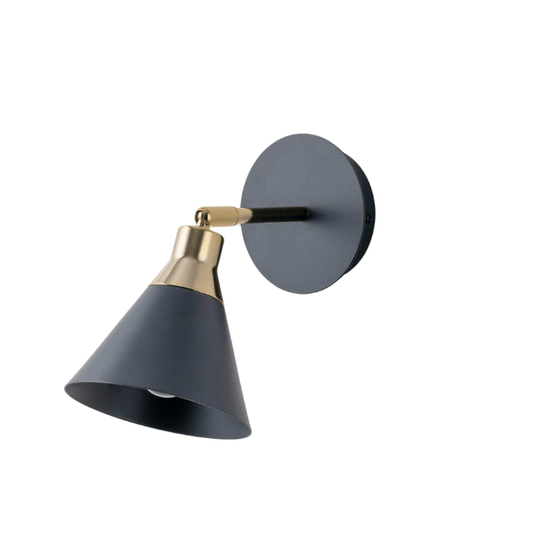 Charcoal Cone Wall Light