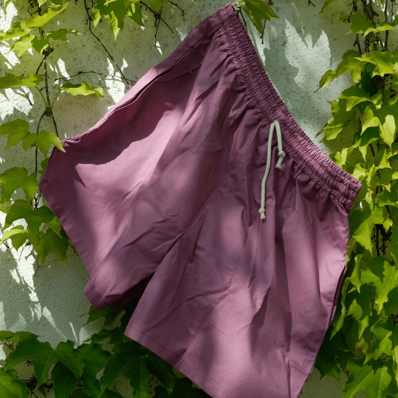 Cotton Swim Short Purple