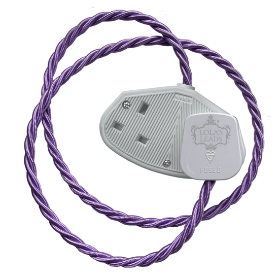 Fabric Extension Cable in Violet