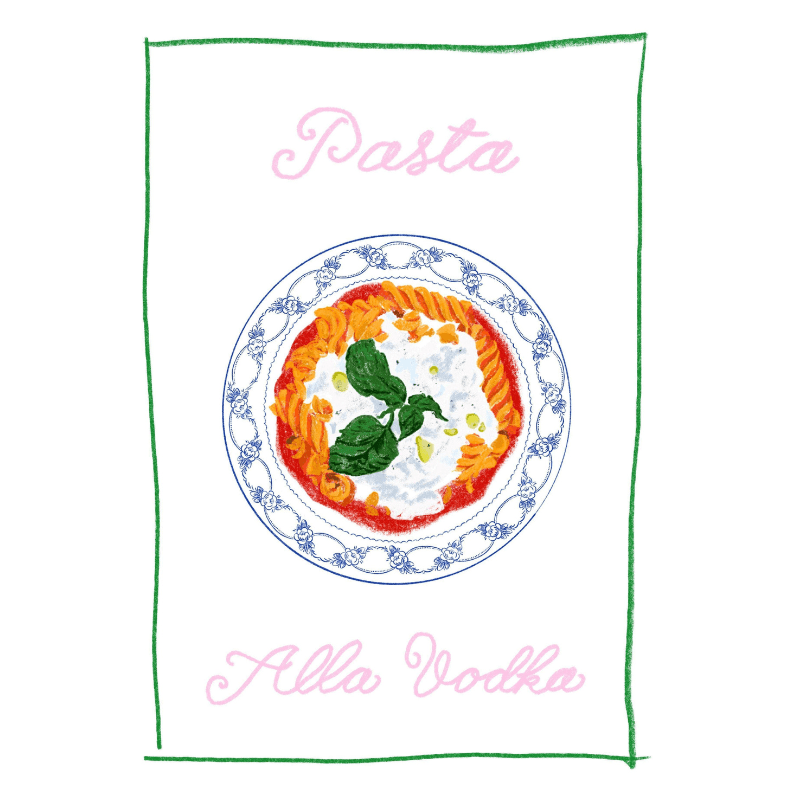 Pasta Alla Vodka Art Print