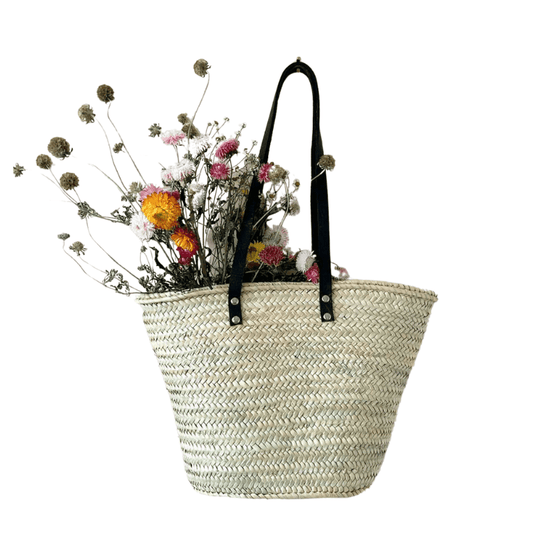 Valencia Shopper Basket - Black