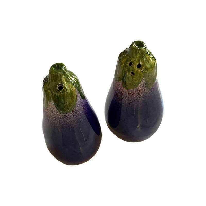 Eggplant Salt & Pepper Shaker