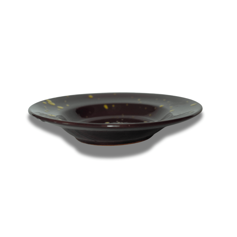 Hand Splatter Terracotta Soup Plate