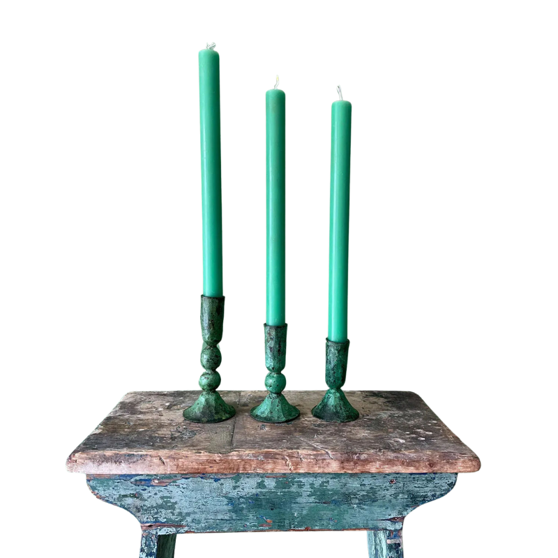 Verdigris Candle Holder - Austen