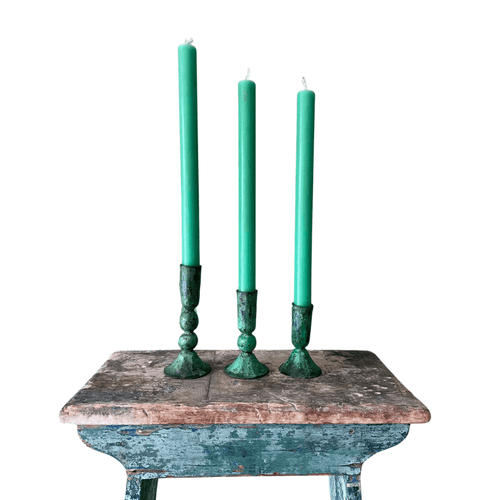 Verdigris Candle Holder - Austen