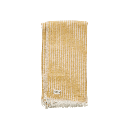 Portobello Hammam Towel - Mustard