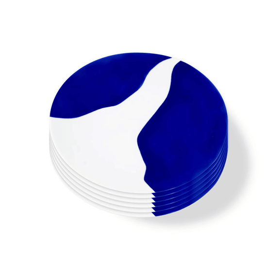 Viso Blue and White Porcelain Plate