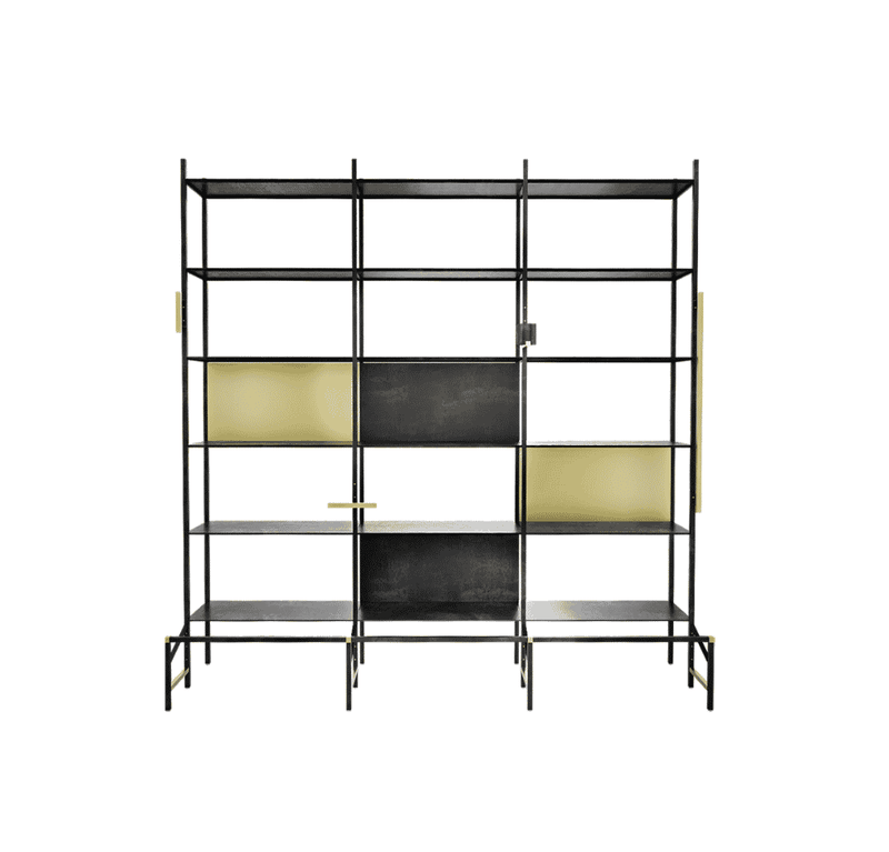 Brèno Steel Shelving Unit