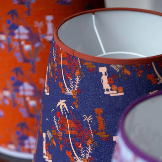 Laramee | Indigo Fez Lampshade