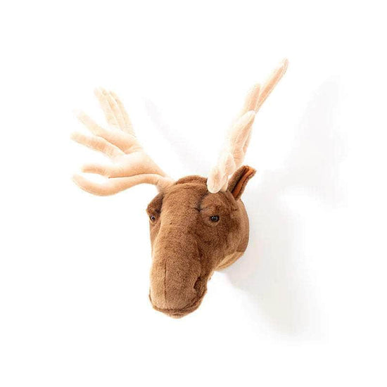 Alfred the Moose Wall Mounted Plush Head