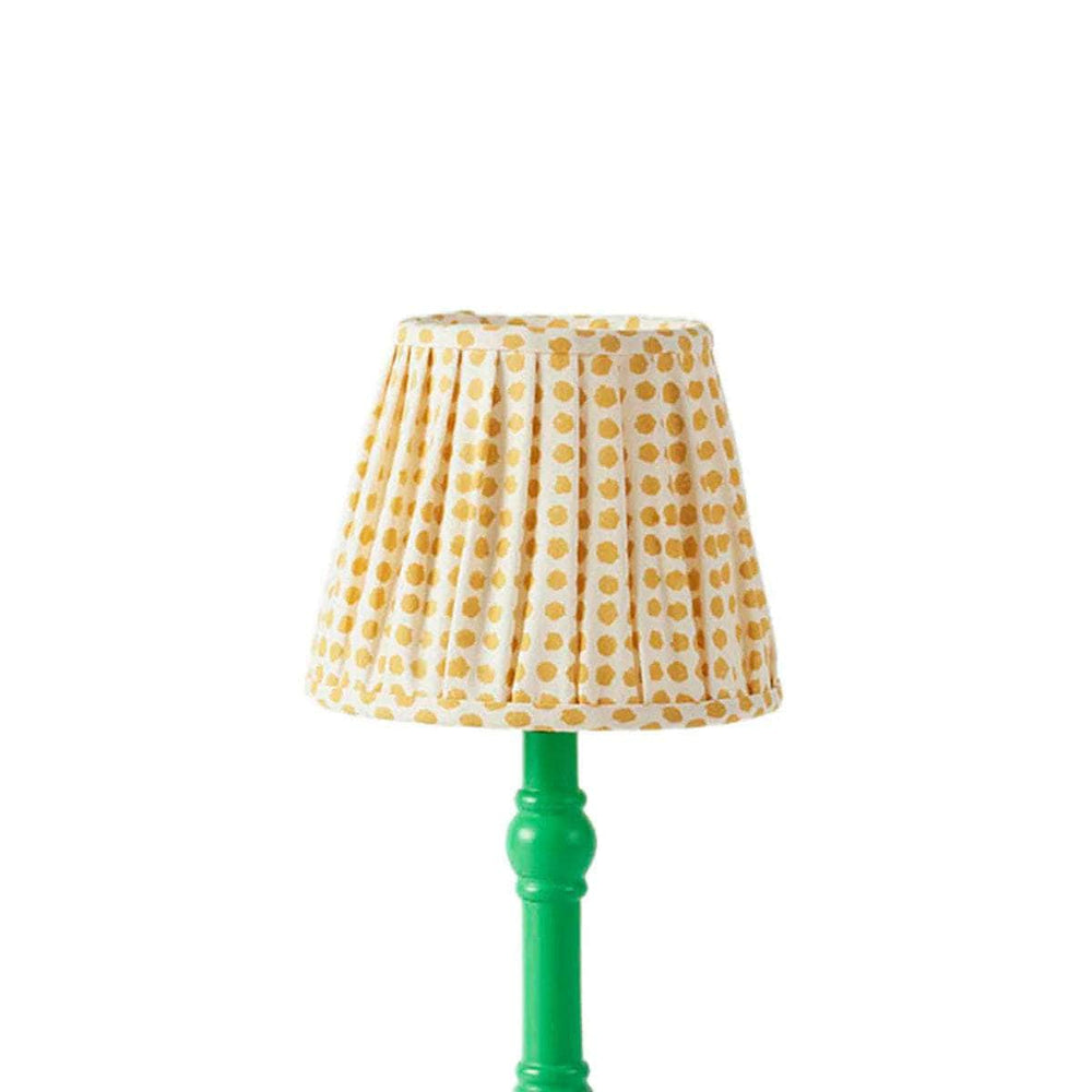 Pleated Seed Mustard Small Lampshade