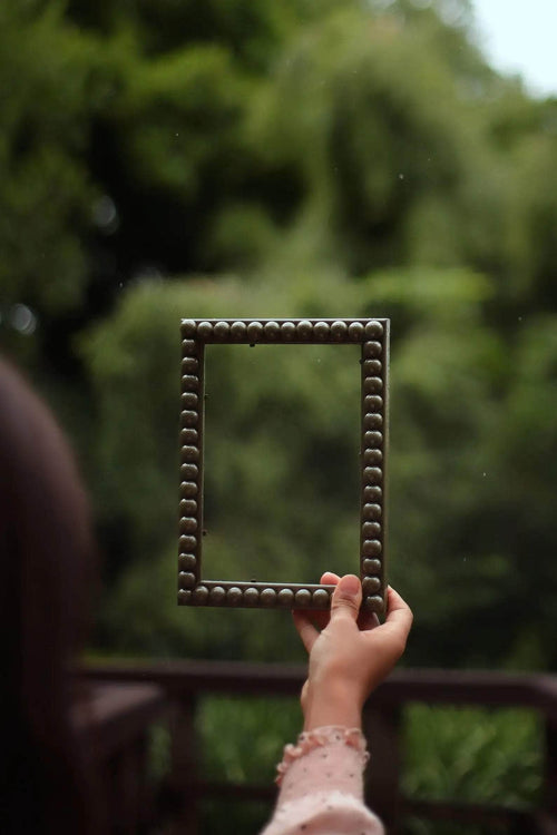 Olive Green Bobbin Picture Frame