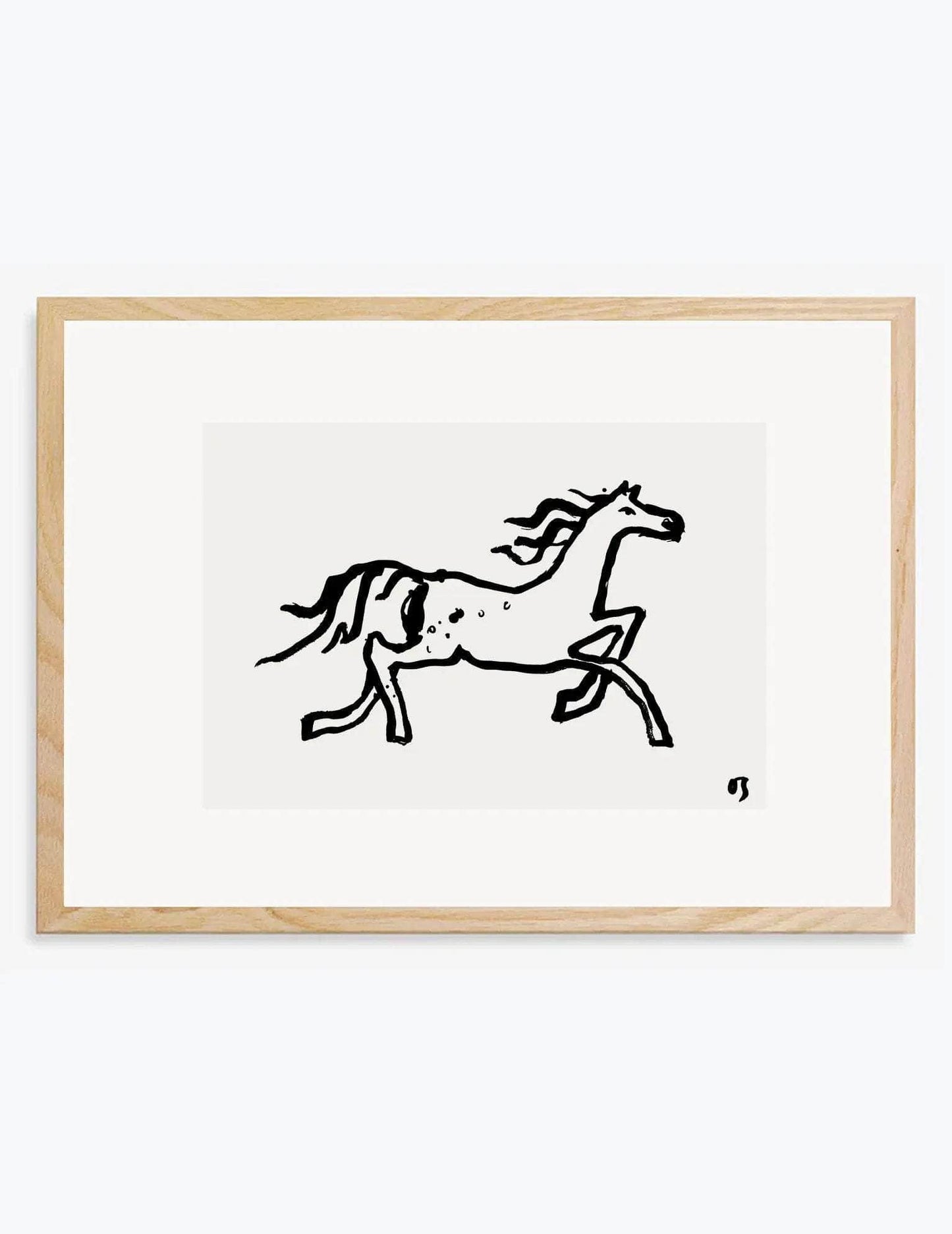 The Trot Art Print